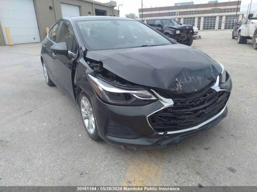 2019 Chevrolet Cruze Lt VIN: 3G1BE6SM5KS628606 Lot: 20161194