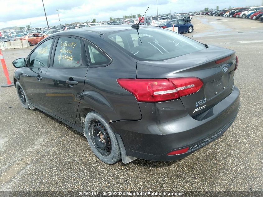 2016 Ford Focus Se VIN: 1FADP3F22GL334116 Lot: 20161197