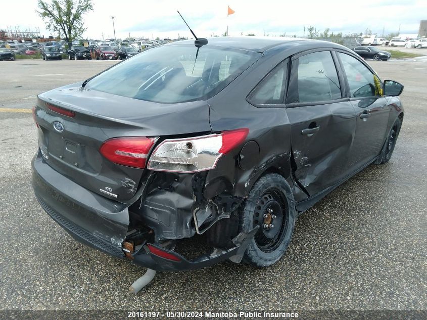 2016 Ford Focus Se VIN: 1FADP3F22GL334116 Lot: 20161197