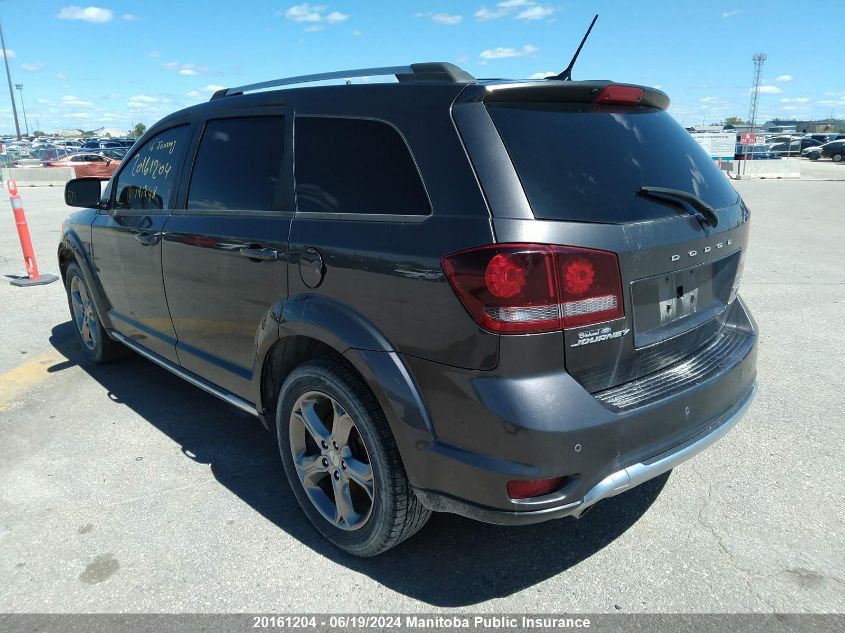 2016 Dodge Journey Crossroad VIN: 3C4PDCGG6GT191248 Lot: 20161204