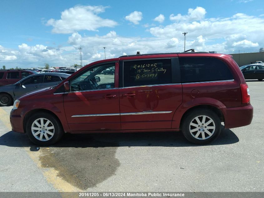 2015 Chrysler Town & Country Touring VIN: 2C4RC1BG6FR503898 Lot: 20161205