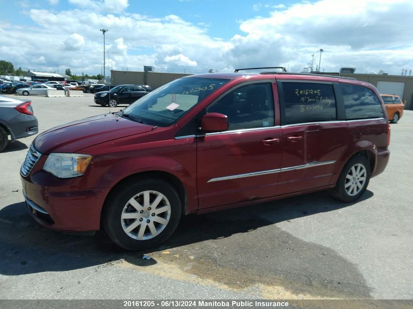 2015 Chrysler Town & Country Touring VIN: 2C4RC1BG6FR503898 Lot: 20161205