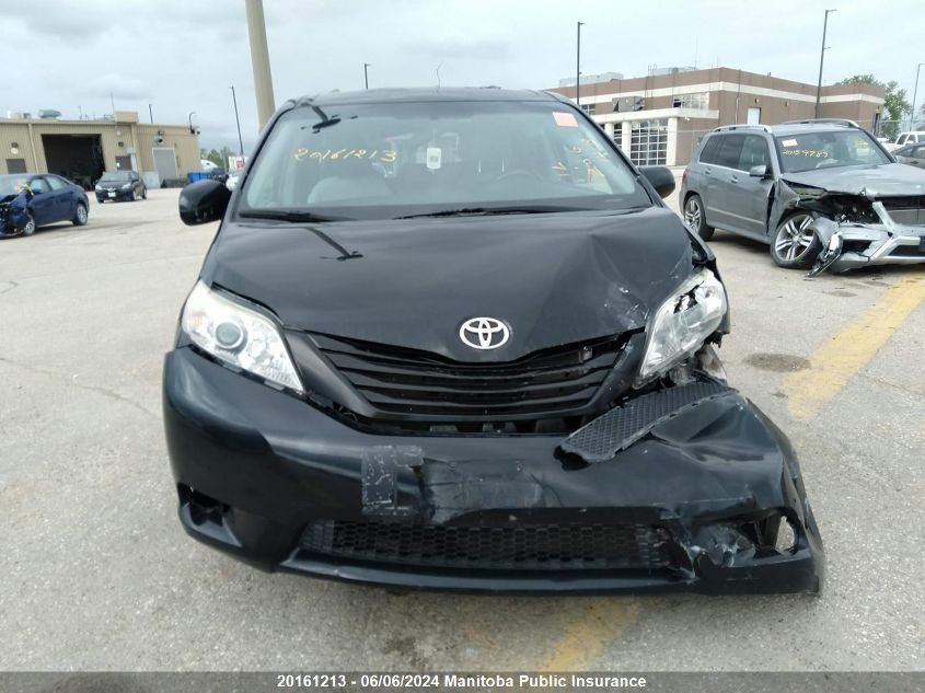 2016 Toyota Sienna V6 VIN: 5TDZK3DC9GS753699 Lot: 20161213