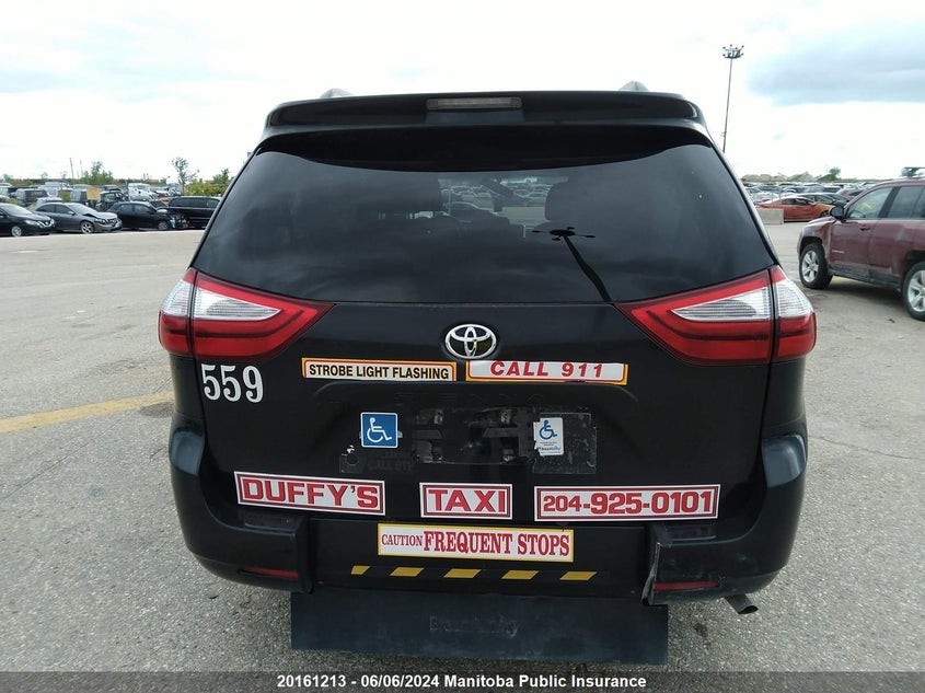 2016 Toyota Sienna V6 VIN: 5TDZK3DC9GS753699 Lot: 20161213