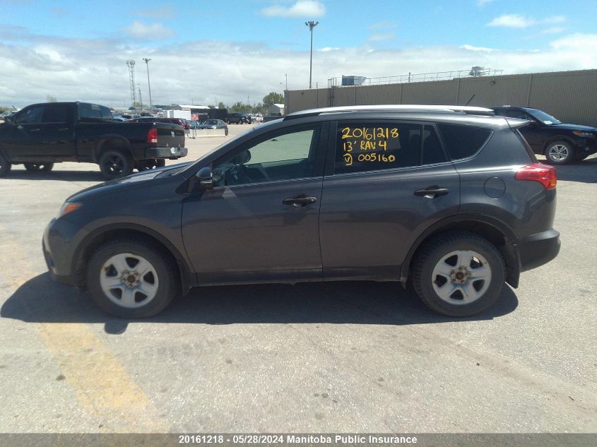 2013 Toyota Rav4 Le VIN: 2T3BFREVXDW005160 Lot: 20161218