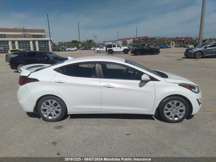 2014 Hyundai Elantra Gl VIN: 5NPDH4AE5EH492952 Lot: 20161225