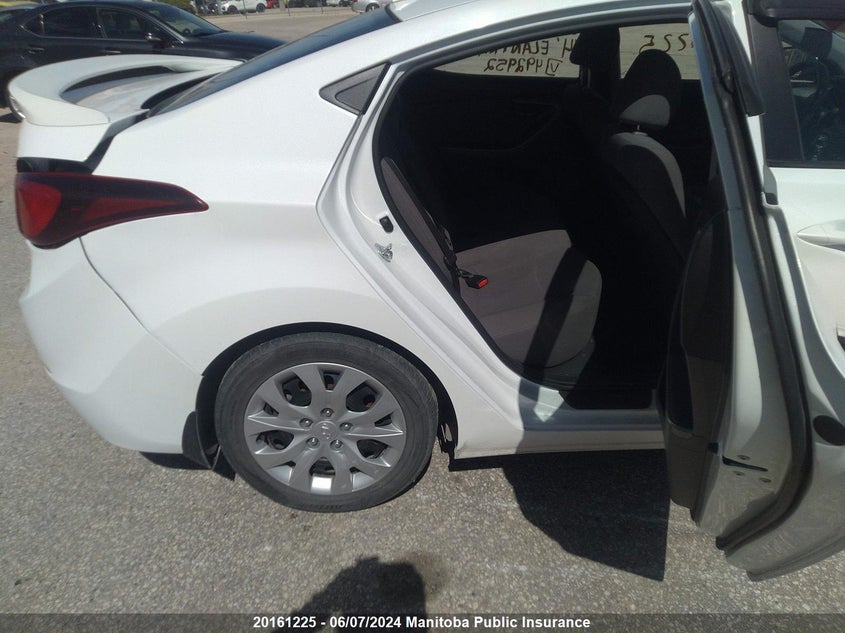 2014 Hyundai Elantra Gl VIN: 5NPDH4AE5EH492952 Lot: 20161225
