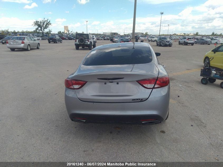 2015 Chrysler 200 C VIN: 1C3CCCBB6FN588328 Lot: 20161240