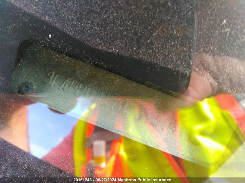 2011 Ford Fusion Sel VIN: 3FAHP0JA7BR313741 Lot: 20161248