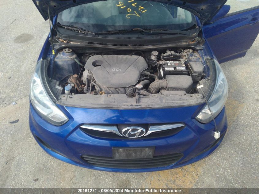 2012 Hyundai Accent Gl VIN: KMHCT4AE3CU156404 Lot: 20161271