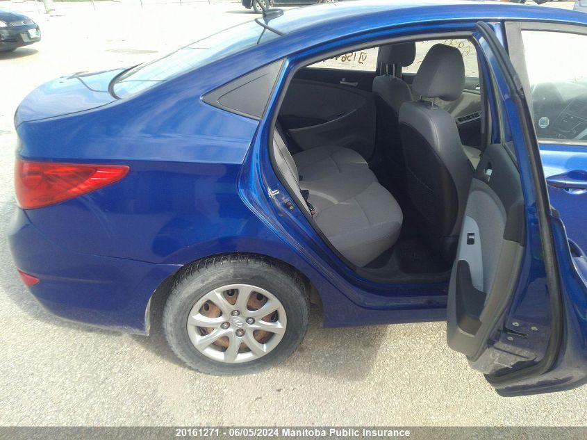 2012 Hyundai Accent Gl VIN: KMHCT4AE3CU156404 Lot: 20161271