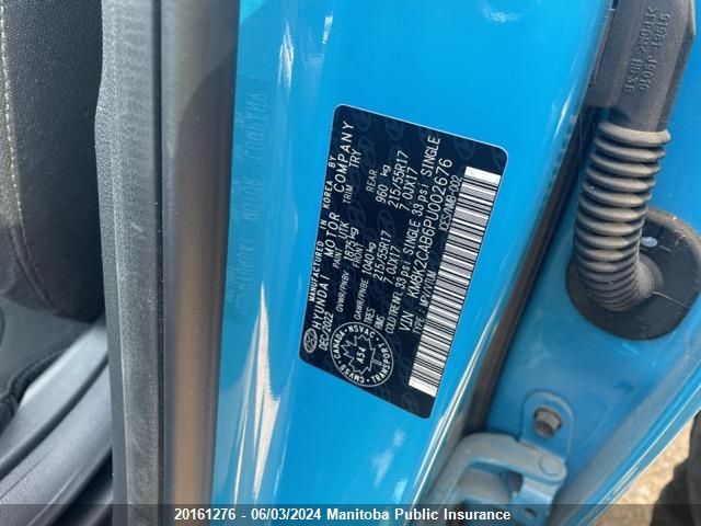 2023 Hyundai Kona Preferred Preferred VIN: KM8K2CAB6PU002676 Lot: 20161276