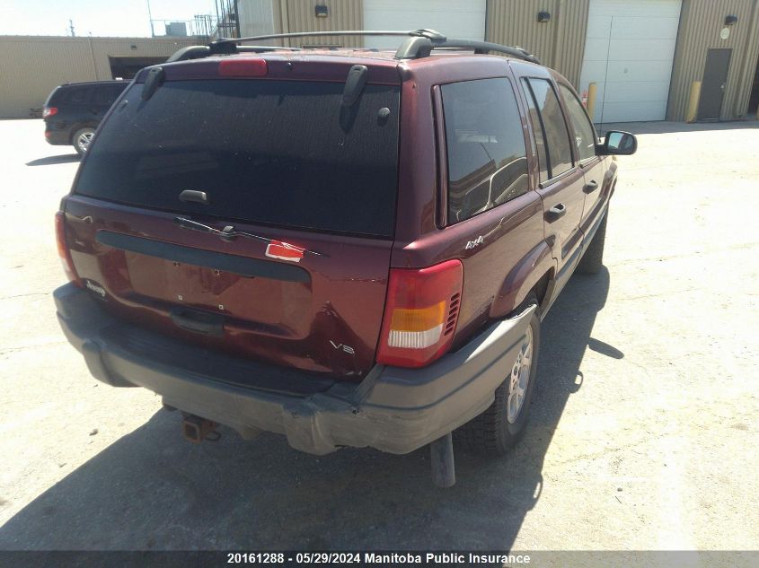 2000 Jeep Grand Cherokee Laredo VIN: 1J4GW48N4YC152484 Lot: 20161288