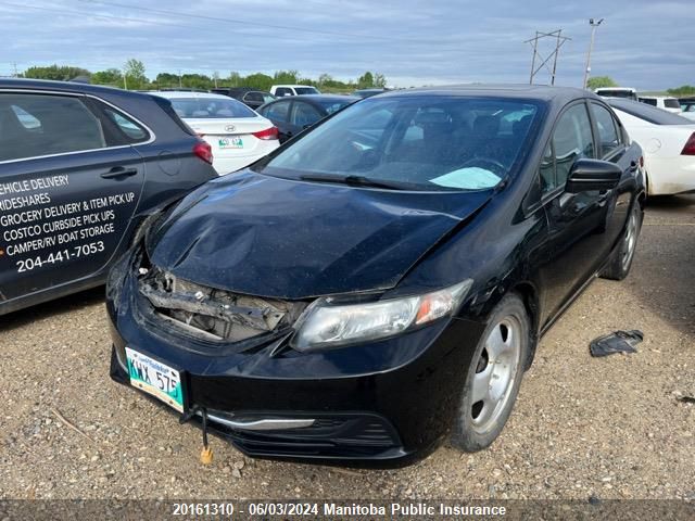 2014 Honda Civic Ex VIN: 2HGFB2F57EH024769 Lot: 20161310