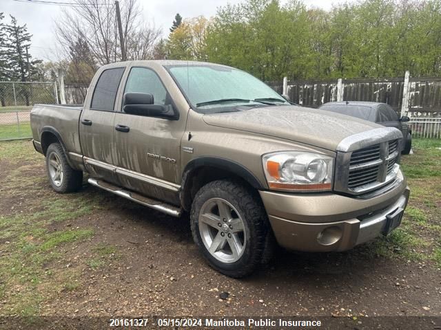 2006 Dodge Ram 1500 Laramie Slt Quad Cab VIN: 1D7HU182X6S597129 Lot: 20161327