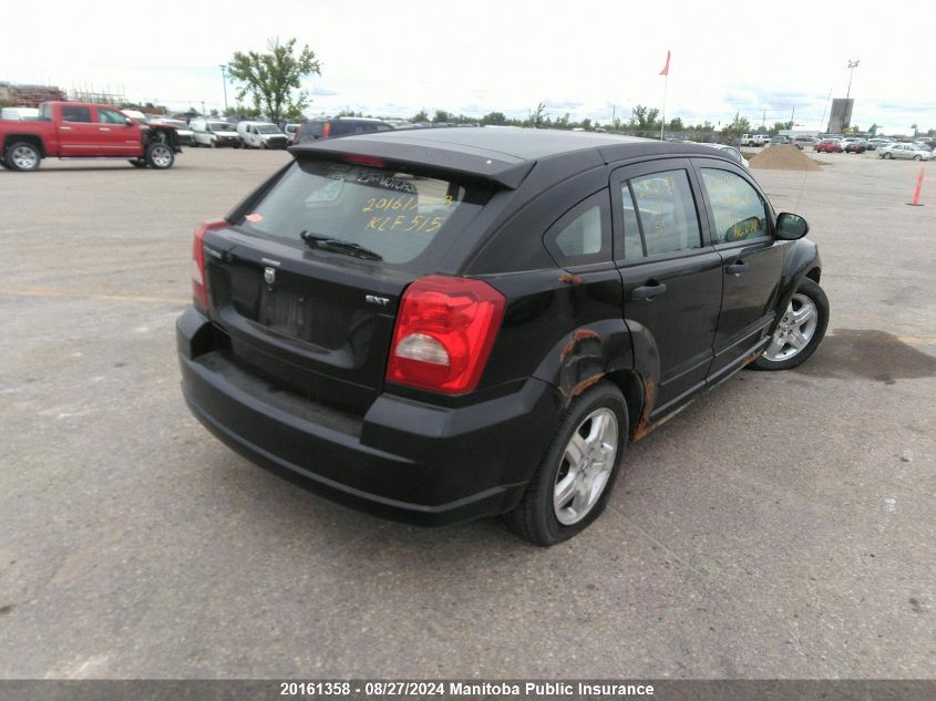 2007 Dodge Caliber Sxt VIN: 1B3HB48B57D118172 Lot: 20161358