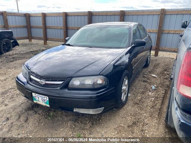 2005 Chevrolet Impala Ls V6 VIN: 2G1WH52KX59320821 Lot: 20161361