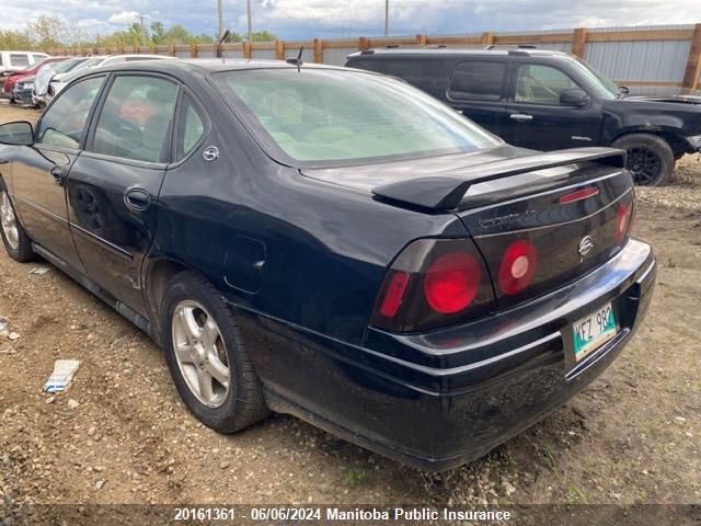 2005 Chevrolet Impala Ls V6 VIN: 2G1WH52KX59320821 Lot: 20161361