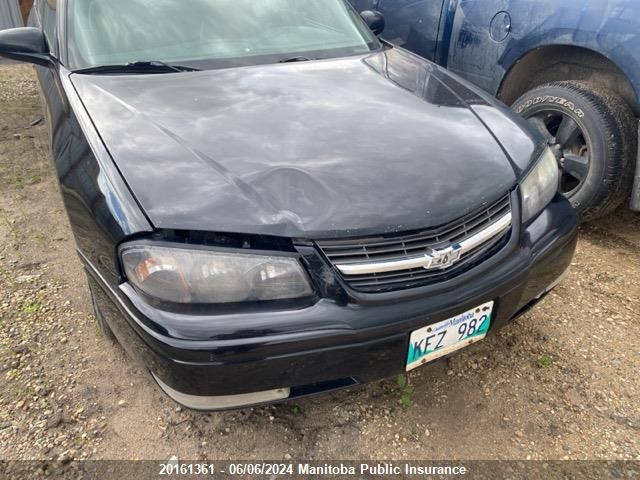 2005 Chevrolet Impala Ls V6 VIN: 2G1WH52KX59320821 Lot: 20161361