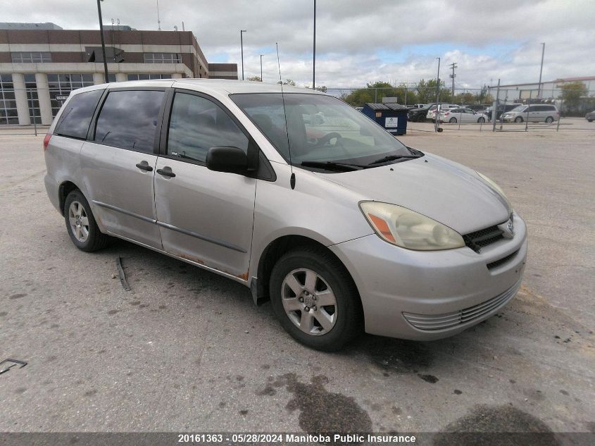 2004 Toyota Sienna Ce V6 VIN: 5TDZA29C74S015658 Lot: 20161363