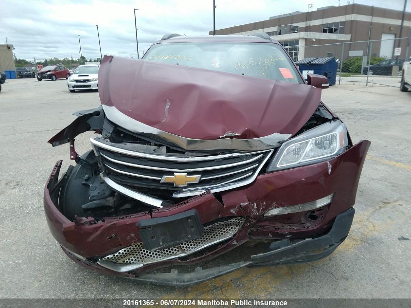 2016 Chevrolet Traverse Lt VIN: 1GNKVHKD3GJ162662 Lot: 20161365