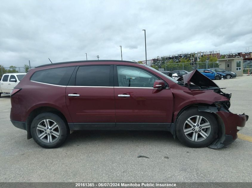 2016 Chevrolet Traverse Lt VIN: 1GNKVHKD3GJ162662 Lot: 20161365