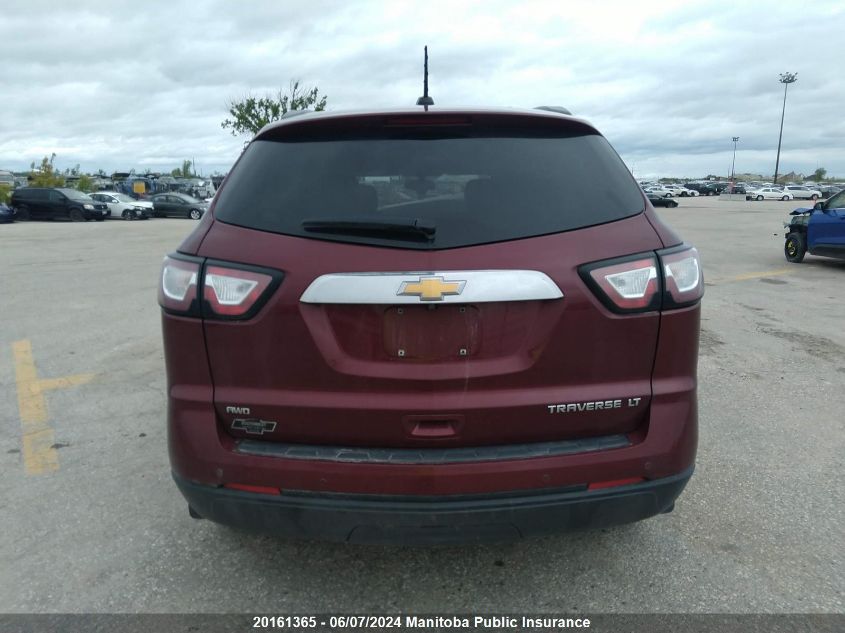 2016 Chevrolet Traverse Lt VIN: 1GNKVHKD3GJ162662 Lot: 20161365