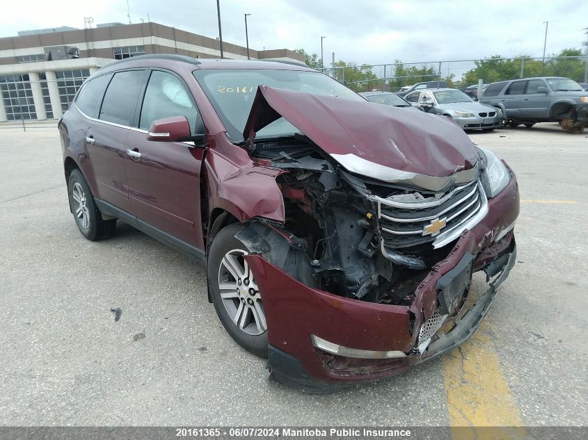 2016 Chevrolet Traverse Lt VIN: 1GNKVHKD3GJ162662 Lot: 20161365