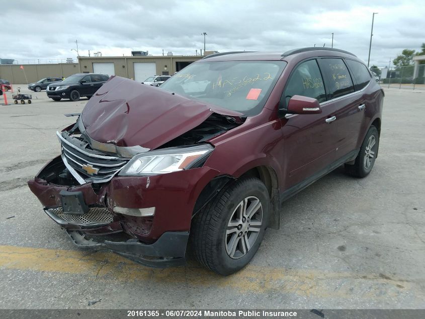 2016 Chevrolet Traverse Lt VIN: 1GNKVHKD3GJ162662 Lot: 20161365