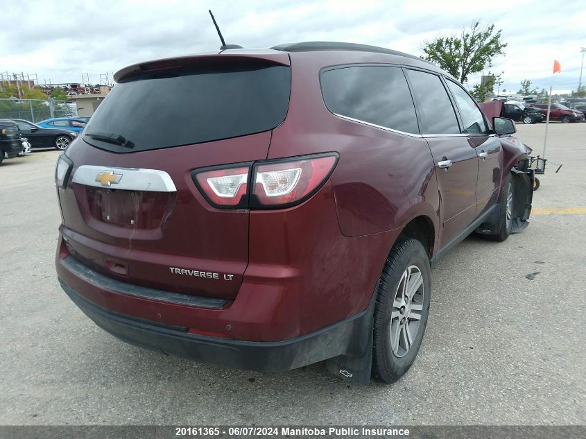 2016 Chevrolet Traverse Lt VIN: 1GNKVHKD3GJ162662 Lot: 20161365