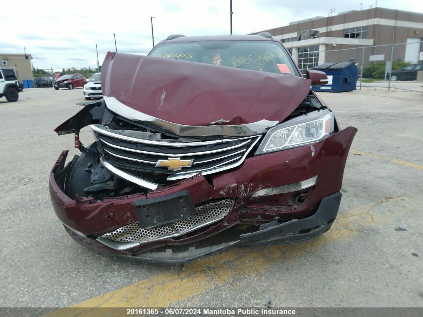 2016 Chevrolet Traverse Lt VIN: 1GNKVHKD3GJ162662 Lot: 20161365