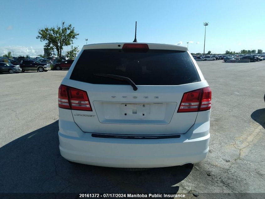 2016 Dodge Journey Se VIN: 3C4PDCAB6GT193739 Lot: 20161372