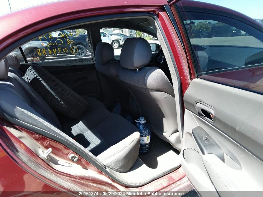 2008 Honda Civic Dx-G VIN: 2HGFA16468H024688 Lot: 20161374