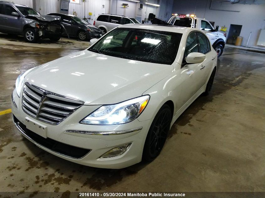 2012 Hyundai Genesis V6 VIN: KMHGC4DD7CU195307 Lot: 20161410