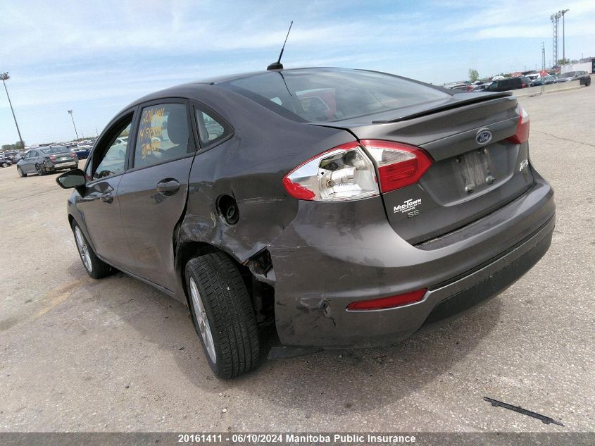 2014 Ford Fiesta Se VIN: 3FADP4BJ6EM144009 Lot: 20161411