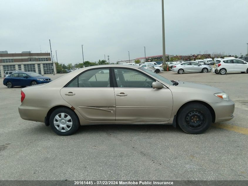 2003 Toyota Camry Le VIN: JTDBE32KX30158375 Lot: 20161445
