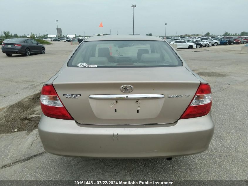 2003 Toyota Camry Le VIN: JTDBE32KX30158375 Lot: 20161445