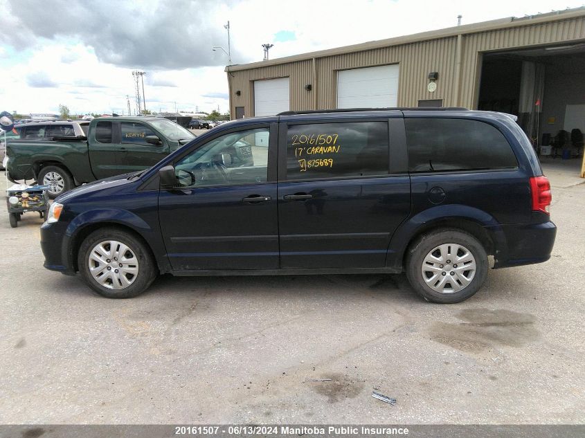 2017 Dodge Grand Caravan Sxt VIN: 2C4RDGBG0HR875689 Lot: 20161507
