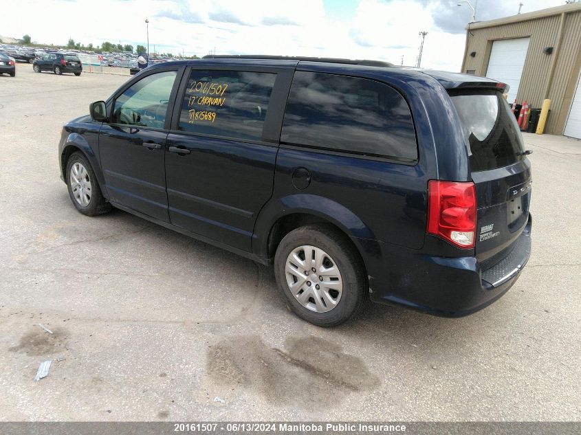 2017 Dodge Grand Caravan Sxt VIN: 2C4RDGBG0HR875689 Lot: 20161507