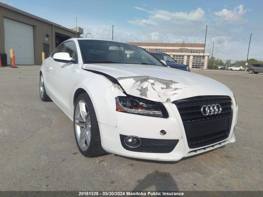 2010 Audi A5 2.0T Quattro VIN: WAULFAFR5AA021216 Lot: 20161528
