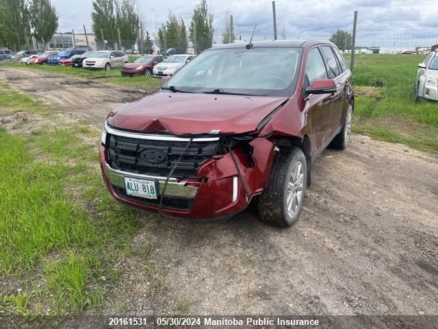 2014 Ford Edge Limited VIN: 2FMDK4KC4EBA63405 Lot: 20161531