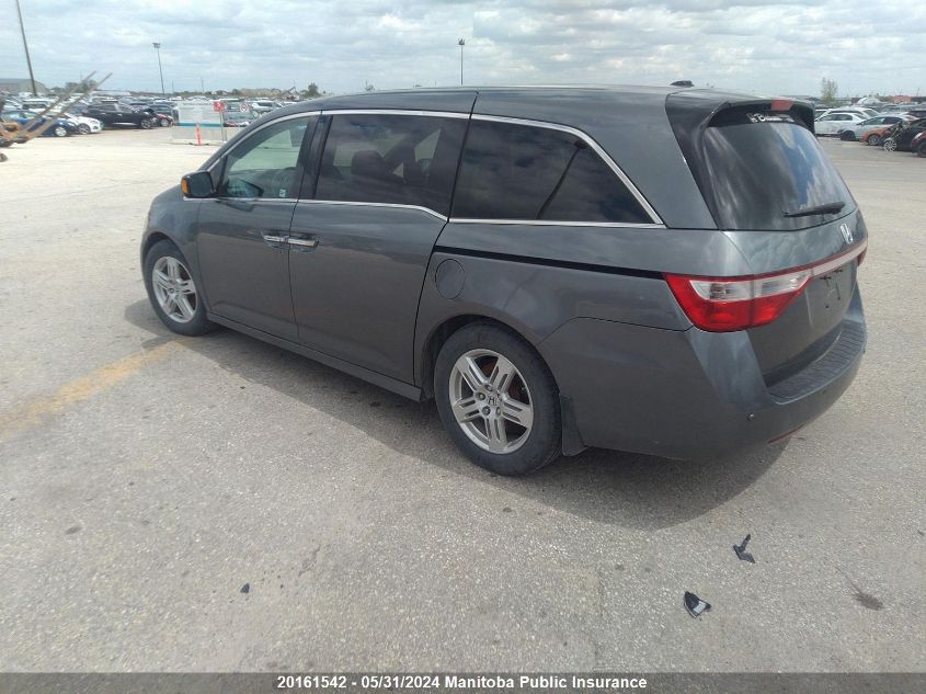 2011 Honda Odyssey Touring VIN: 5FNRL5H95BB501565 Lot: 20161542