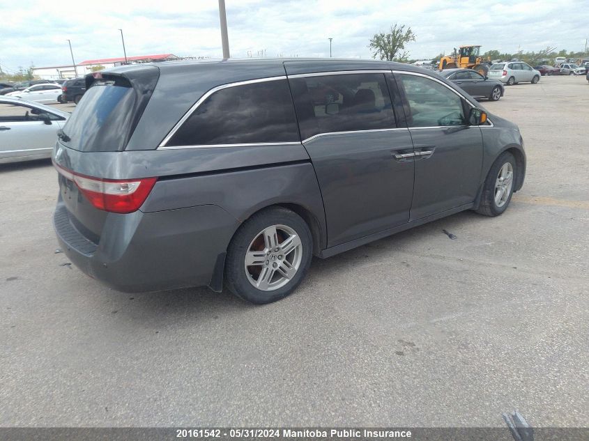 2011 Honda Odyssey Touring VIN: 5FNRL5H95BB501565 Lot: 20161542