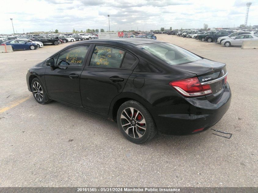 2013 Honda Civic Lx VIN: 2HGFB2F4XDH015893 Lot: 20161565