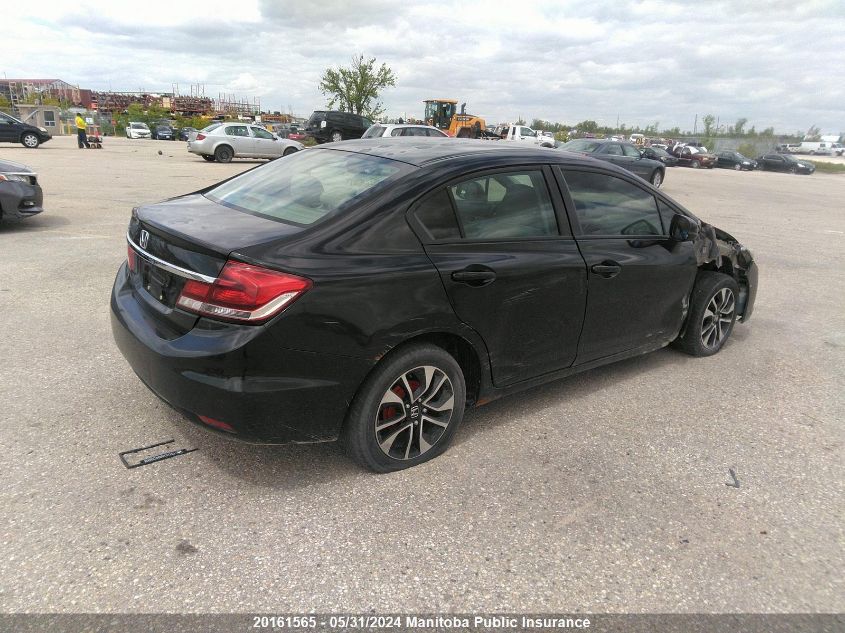 2013 Honda Civic Lx VIN: 2HGFB2F4XDH015893 Lot: 20161565