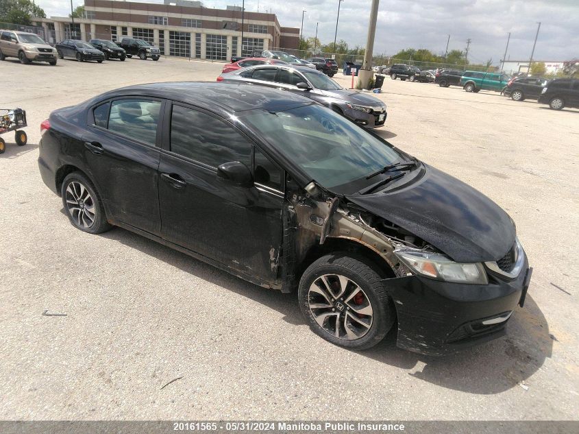 2013 Honda Civic Lx VIN: 2HGFB2F4XDH015893 Lot: 20161565