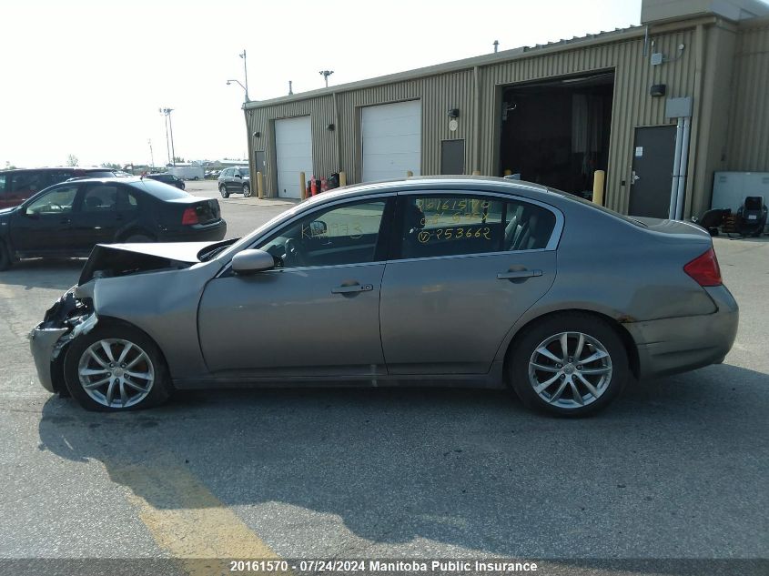 2008 Infiniti G35X Premium VIN: JNKBV61F08M253662 Lot: 20161570