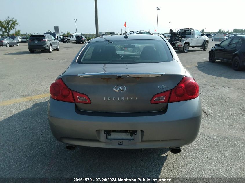 2008 Infiniti G35X Premium VIN: JNKBV61F08M253662 Lot: 20161570