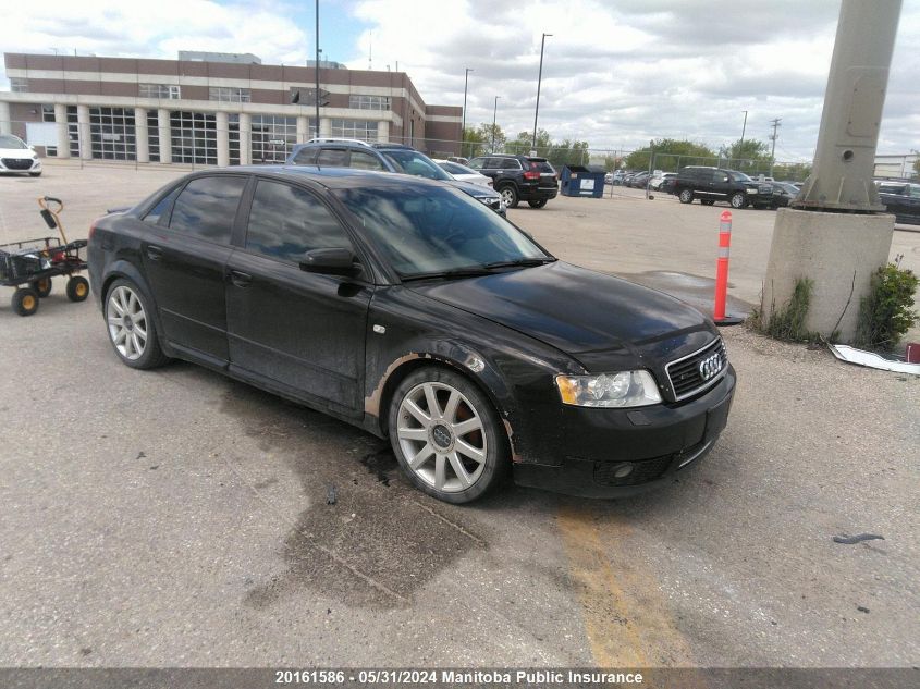 2005 Audi A4 1.8T Quattro VIN: WAULC68E45A014084 Lot: 20161586