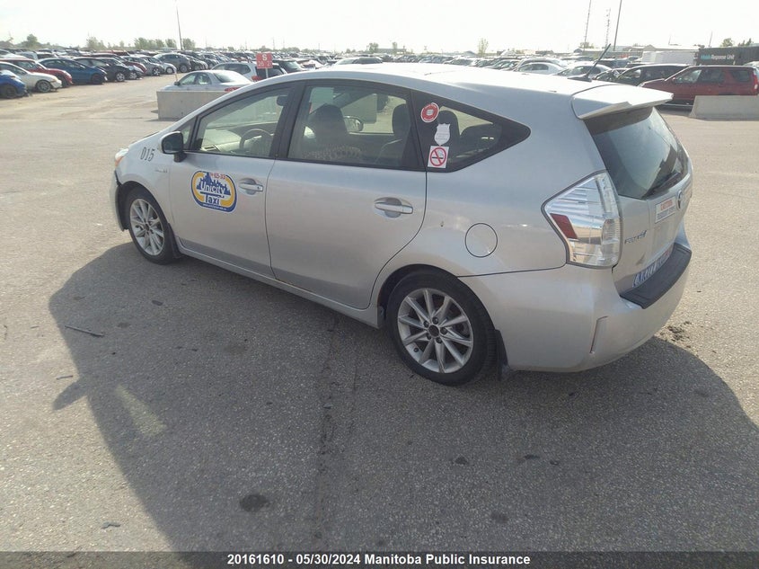 2012 Toyota Prius V VIN: JTDZN3EU8C3137633 Lot: 20161610